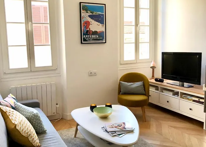 Charming And Modernly Designed 2 Bedroom - Old Town Apartment Antibes